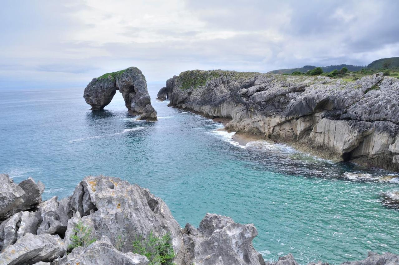 Casa Rural Las Fraguas Llanes, Gulpiyuri, Bufones ภายนอก รูปภาพ